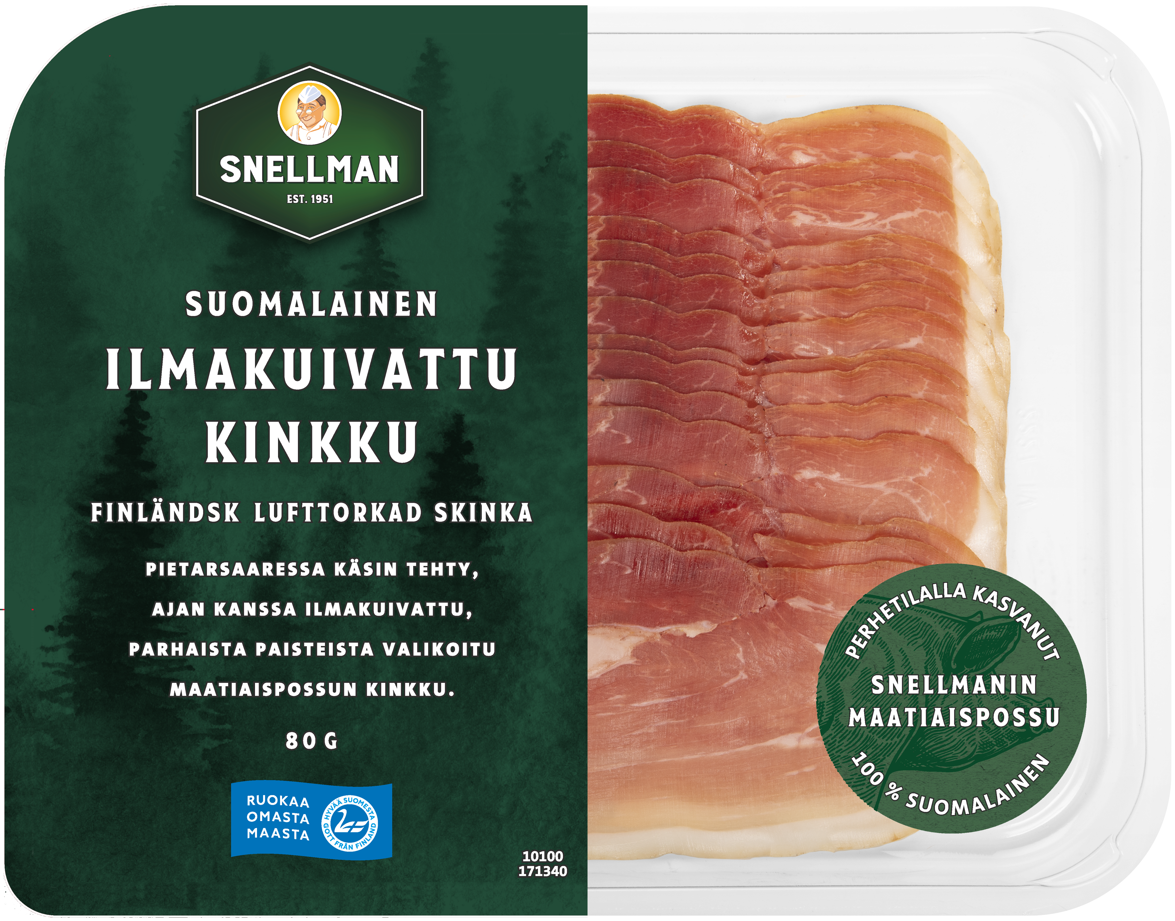 Finsk Lufttorkad Skinka